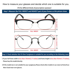 OUTSUN 2022  DESIGN Unisex Polarized Fit Over Sunglasses Men Over The Prescription glasses Rx Insert cover sunglasses145