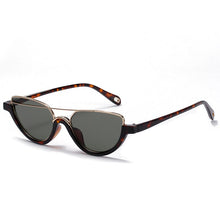 Load image into Gallery viewer, OVZA 2023 Retro Cat Eye Sunglasses Women Bohemian Sunglasses Black UV400 Anti-UV S2076