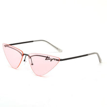 Load image into Gallery viewer, OVZA Rimless Sunglasses Woman  Brand Cat Eye Sun Glasses Ladies S2041