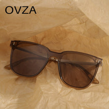 Carica l&#39;immagine nel visualizzatore di Gallery, Occhiali da sole da donna oversize OVZA Designer di marca 2023 Occhiali da vista da uomo Lenti riflettenti S6072
