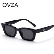 Load image into Gallery viewer, Rectangle Narrow Frame Mens Sunglasses Brand Designer Fashion Black Sun glasses for Women Anti-UV S1077