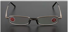Load image into Gallery viewer, Occhiali Da Lettura Slim Hard Case Frame Extend Nose Pad Men Women Reading Glasses+1.00 +1.50 +2.00 +2.50 +3.00 +3.50 +4.00
