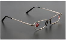 Load image into Gallery viewer, Occhiali Da Lettura Slim Hard Case Frame Extend Nose Pad Men Women Reading Glasses+1.00 +1.50 +2.00 +2.50 +3.00 +3.50 +4.00