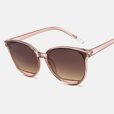 Ocean Sun Glasses  Round Frame Sunglasses  Classic Oval Red Ladies Mirror Female Vintage  glasses