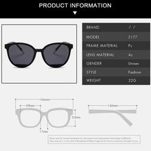 Load image into Gallery viewer, Ocean Sun Glasses  Round Frame Sunglasses  Classic Oval Red Ladies Mirror Female Vintage  glasses