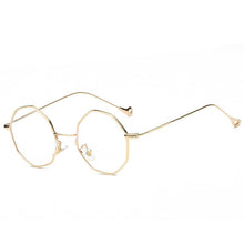 Load image into Gallery viewer, Octagon Prescription Eyeglasses Frames Elegant Metal Round Optical Frame Women And Men Spectacles Unisex Myopia Glasses Frame
