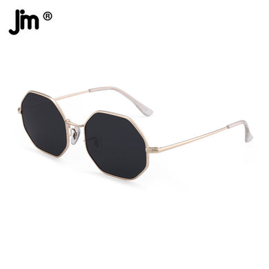 Octagon Sunglasses Polarized Men Women Metal Frame Vintage Sunglasses UV400