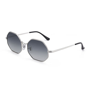 Octagon Sunglasses Polarized Men Women Metal Frame Vintage Sunglasses UV400