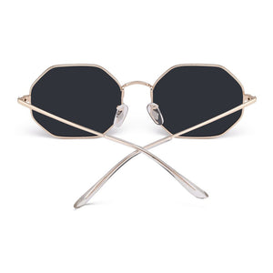 Octagon Sunglasses Polarized Men Women Metal Frame Vintage Sunglasses UV400