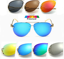 Load image into Gallery viewer, Oculos Masculino Summer Style Sunglasses Fox Design Colorful Reflective Coating Color Film Senior Polarized Sun Glasses Uv 400