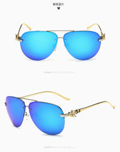Load image into Gallery viewer, Oculos Masculino Summer Style Sunglasses Fox Design Colorful Reflective Coating Color Film Senior Polarized Sun Glasses Uv 400