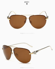 Load image into Gallery viewer, Oculos Masculino Summer Style Sunglasses Fox Design Colorful Reflective Coating Color Film Senior Polarized Sun Glasses Uv 400
