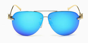 Oculos Masculino Summer Style Sunglasses Fox Design Colorful Reflective Coating Color Film Senior Polarized Sun Glasses Uv 400