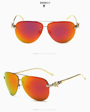 Load image into Gallery viewer, Oculos Masculino Summer Style Sunglasses Fox Design Colorful Reflective Coating Color Film Senior Polarized Sun Glasses Uv 400