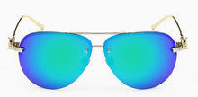 Load image into Gallery viewer, Oculos Masculino Summer Style Sunglasses Fox Design Colorful Reflective Coating Color Film Senior Polarized Sun Glasses Uv 400