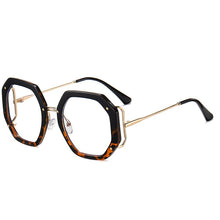 Load image into Gallery viewer, Office Anti Blue Light Glasses Women Computer Glasses Unique Big Polygon Round Eyewear Optical Spectacle Eyeglasses