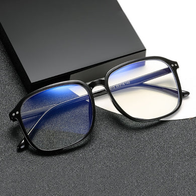 Office Anti Blue Light Oversized Glasses Computer Women Blue Blocking Gaming Big Size Men Eyeglasses Frame 2023 Trends