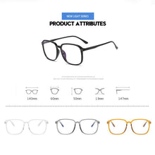 Carica l&#39;immagine nel visualizzatore di Gallery, Office Anti Blue Light Oversized Glasses Computer Women Blue Blocking Gaming Big Size Men Eyeglasses Frame 2023 Trends