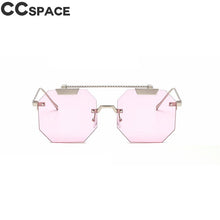 Load image into Gallery viewer, Ojo de gato sin montura gafas de sol hombres mujeres moda 2023 tonos UV400 gafas Vintage gafas 47818