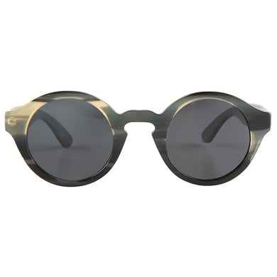 Old hand made round yak horn frame UV400 polarized sunglasses unisex for men and women horn eyeglasses glasses