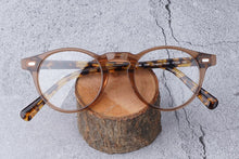 Load image into Gallery viewer, Oliver OP Brand OV5186 Gregory Peck High Quality Acetate Eyeglass Frames  Clear Glasses  Round Glasses Frames with Original Box