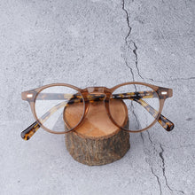 Load image into Gallery viewer, Oliver OP Brand OV5186 Gregory Peck High Quality Acetate Eyeglass Frames  Clear Glasses  Round Glasses Frames with Original Box