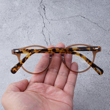 Load image into Gallery viewer, Oliver OP Brand OV5186 Gregory Peck High Quality Acetate Eyeglass Frames  Clear Glasses  Round Glasses Frames with Original Box