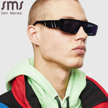 Load image into Gallery viewer, One Lens Steam Punk Sunglasses Cool Men Women Brand Designer Shades UV400 Vintage One Piece Sun Glasses Eyewear