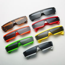 Load image into Gallery viewer, One Lens Steam Punk Sunglasses Cool Men Women Brand Designer Shades UV400 Vintage One Piece Sun Glasses Eyewear