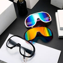 Carica l&#39;immagine nel visualizzatore di Gallery, One Piece Goggle Sunglasses Women  Brand Designer Retro Oversized Frame Sun Glasses Rectangle Sunglasses Oculos Feminino