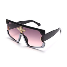 Carica l&#39;immagine nel visualizzatore di Gallery, Occhiali da sole oversize di un pezzo Donne Designer di marca Occhiali da sole punk Gafas Sfumature quadrate UV400 Occhiali con montatura grande