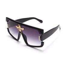Carica l&#39;immagine nel visualizzatore di Gallery, Occhiali da sole oversize di un pezzo Donne Designer di marca Occhiali da sole punk Gafas Sfumature quadrate UV400 Occhiali con montatura grande
