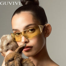 Load image into Gallery viewer, One Piece Rectangle Sunglasses Women Sexy Retro Small Sun Glasses Brand Designer Vintage Eyeglasses Eyewear Female Oculos