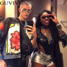 Load image into Gallery viewer, One Piece Rectangle Sunglasses Women Sexy Retro Small Sun Glasses Brand Designer Vintage Eyeglasses Eyewear Female Oculos