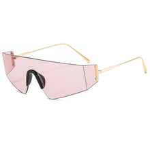 Load image into Gallery viewer, One Piece Rimless Sunglasses Women Men Square Sun Glasses Men Oversized Retro Eyeglasses  Brand Designer Eyewear UV400