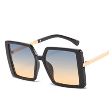 Load image into Gallery viewer, One Piece Sqaue Sunglasses Women Men 2023 Big Frames Eyeglasses  Brand Designer Glasses Men Retro Vintage Eyewear UV400