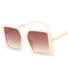 Load image into Gallery viewer, One Piece Sqaue Sunglasses Women Men 2023 Big Frames Eyeglasses  Brand Designer Glasses Men Retro Vintage Eyewear UV400