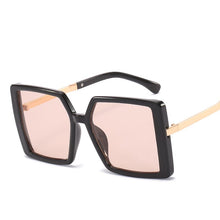 Load image into Gallery viewer, One Piece Sqaue Sunglasses Women Men 2023 Big Frames Eyeglasses  Brand Designer Glasses Men Retro Vintage Eyewear UV400