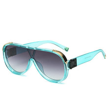 Load image into Gallery viewer, One Piece Square Retro Sunglasses Women  Brand Glasses Women/Men Oversized Sunglasses Women Mirror Oculos De Sol Feminino