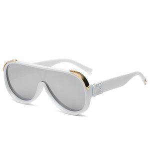 One Piece Square Retro Sunglasses Women  Brand Glasses Women/Men Oversized Sunglasses Women Mirror Oculos De Sol Feminino