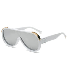 Load image into Gallery viewer, One Piece Square Retro Sunglasses Women  Brand Glasses Women/Men Oversized Sunglasses Women Mirror Oculos De Sol Feminino