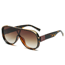 Load image into Gallery viewer, One Piece Square Retro Sunglasses Women  Brand Glasses Women/Men Oversized Sunglasses Women Mirror Oculos De Sol Feminino