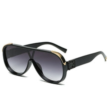 Load image into Gallery viewer, One Piece Square Retro Sunglasses Women  Brand Glasses Women/Men Oversized Sunglasses Women Mirror Oculos De Sol Feminino