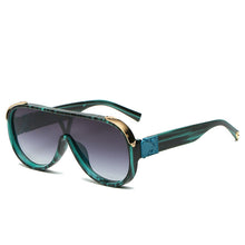 Load image into Gallery viewer, One Piece Square Retro Sunglasses Women  Brand Glasses Women/Men Oversized Sunglasses Women Mirror Oculos De Sol Feminino