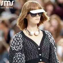 Load image into Gallery viewer, One Piece Square Sunglasses 2023 Women Men Oversized Shades Glasses  Brand Designer Sun Glasses Eyewear UV400