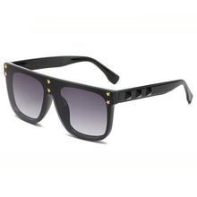 Carica l&#39;immagine nel visualizzatore di Gallery, One Piece Square Sunglasses Women Men Oversized Retro Brand Designer Sun Glasses Female Male Eyewear Shades Oculos De Sol