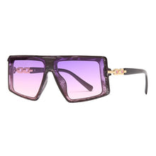 Load image into Gallery viewer, One Piece Square Sunglasses Women Men Retro Sun Glasses Women Oversized Eyeglasses Steampunk Shades Eyewear Goggle Shades UV400