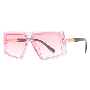 One Piece Square Sunglasses Women Men Retro Sun Glasses Women Oversized Eyeglasses Steampunk Shades Eyewear Goggle Shades UV400