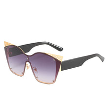 Load image into Gallery viewer, One Pieces Sunglasses Women 2023 Brand Designer Lunette De Soleil Femme Mens Cat Eyes Sunglasses