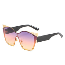 Load image into Gallery viewer, One Pieces Sunglasses Women 2023 Brand Designer Lunette De Soleil Femme Mens Cat Eyes Sunglasses